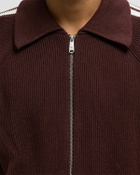 Calvin Klein Jeans LS RACING STRIPE FZ SWEATER 9GG Brown Mens Zipper