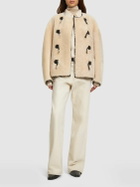 TOTEME Teddy Shearling Clasp Jacket