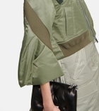 Sacai - Cropped bomber jacket