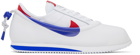 Nike White CLOT Edition Cortez Sneakers