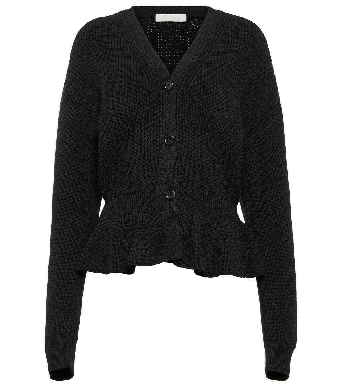 Chloé Peplum wool cardigan Chloe