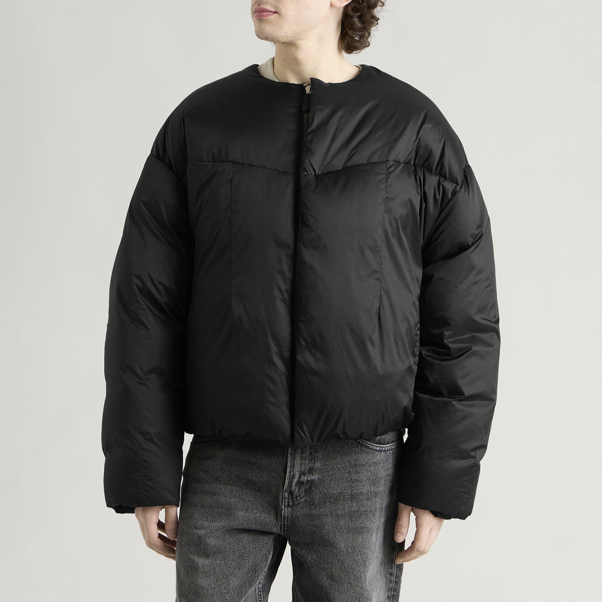 Entire Studios Men's Pod Puffer Jacket in Black