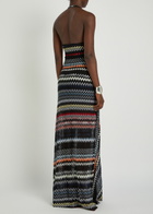 Missoni Chevron Fine-knit Maxi Dress Multicoloured