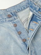 CELINE - Wesley Straight-Leg Distressed Jeans - Blue