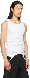 Mainline:RUS/Fr.CA/DE White Ean Tank Top