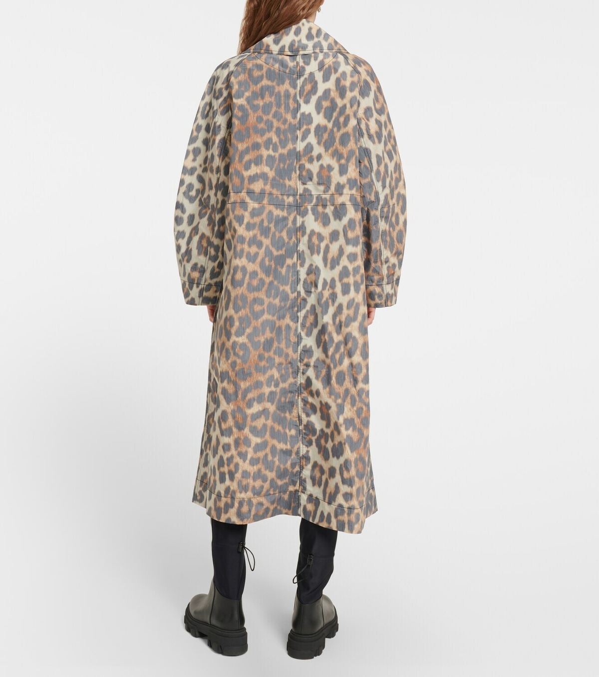 Ganni - Leopard-print coat GANNI