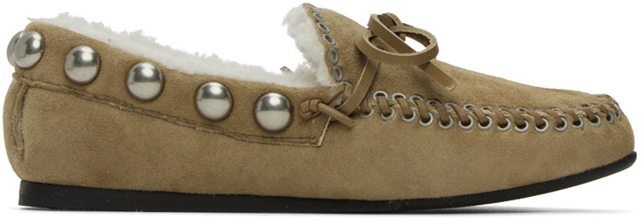 Photo: Isabel Marant Taupe Faomee Loafers