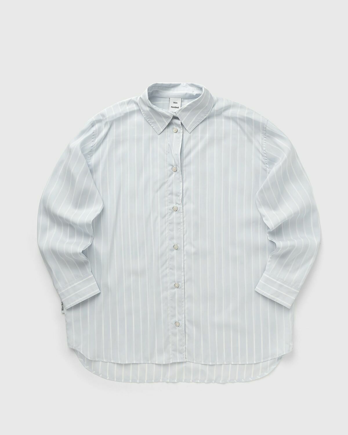 Won Hundred Zara Stripe Blue Shirts & Blouses