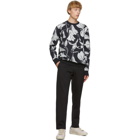 Paul Smith Black Woodcut Floral Sweatshirt