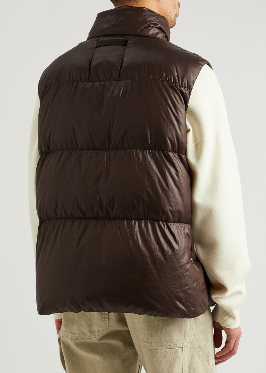 Moncler Genius 6 1017 Alyx 9SM Islote Quilted Nylon Gilet Aubergine