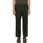 OAMC Green Cropped Drawcord Trousers