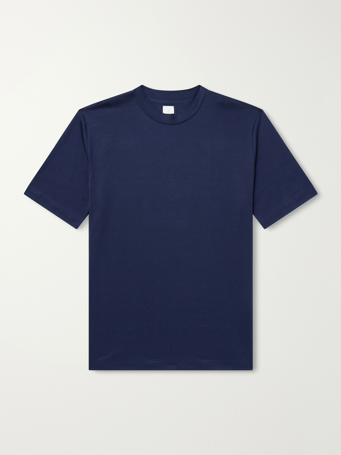 Eleventy - Cotton-Jersey T-Shirt - Blue
