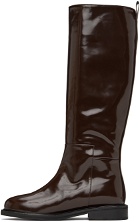 LE17SEPTEMBRE Brown Leather Tall Boots