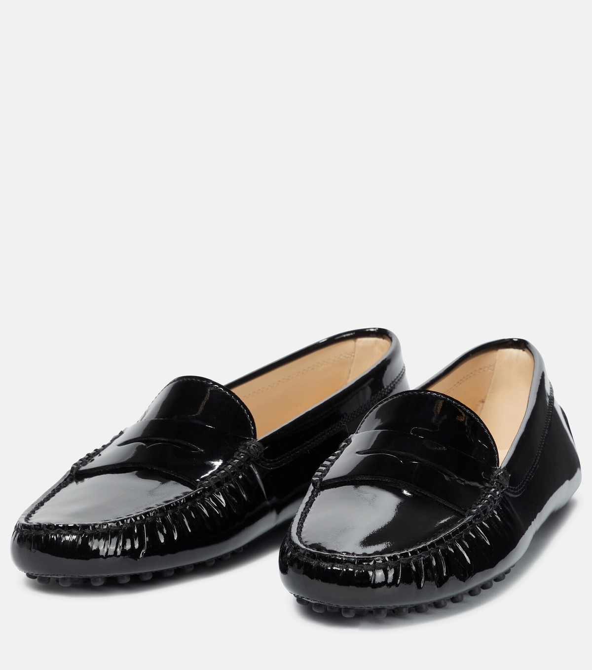 Tod's - Gommino patent leather moccasins