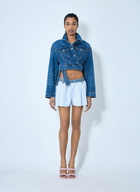 Alexander Wang Denim Waistband Shorts