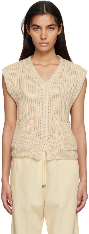 Photo: Totême Beige Vented Vest