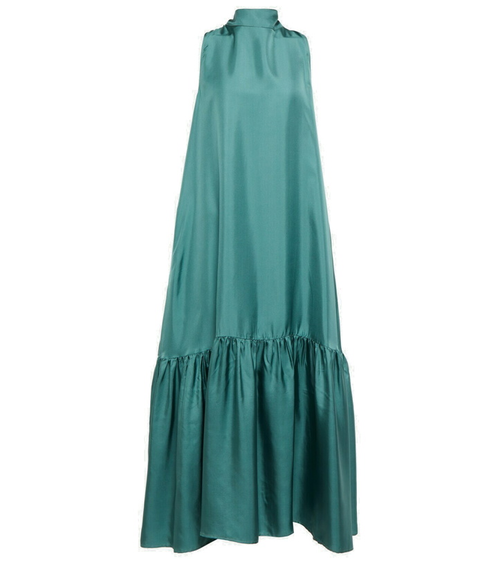 Photo: Asceno - Oslo silk twill maxi dress
