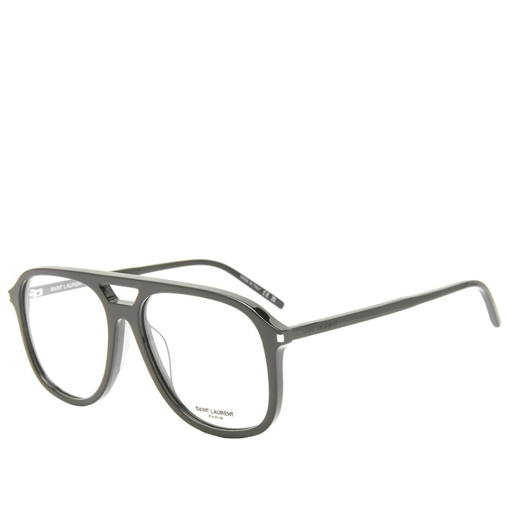 Photo: Saint Laurent Sunglasses Men's Saint Laurent SL 476 Optical Glasses in Black/Transparent