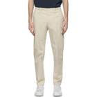 Z Zegna Off-White Stretch Cotton Cargo Pants