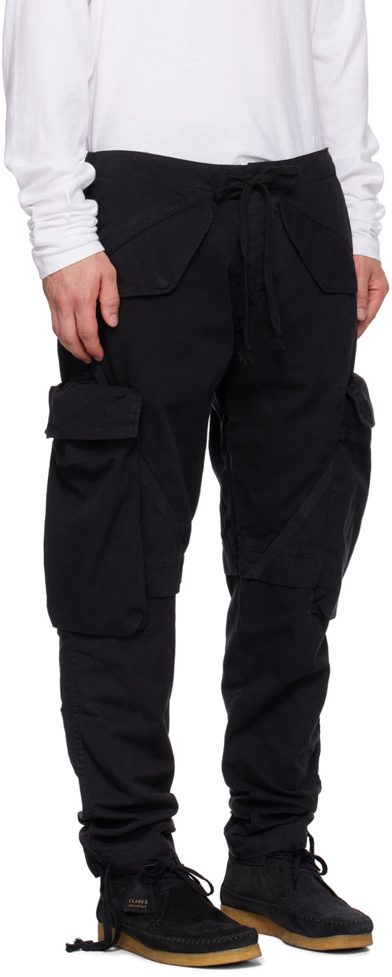 Greg Lauren Black 34 GL Cargo Pants