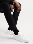GIVENCHY - Urban Street Smooth and Croc-Effect Leather Slip-On Sneakers - White