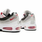 Nike Air Max 95 Big Bubble Sneaker in White/Red/Black