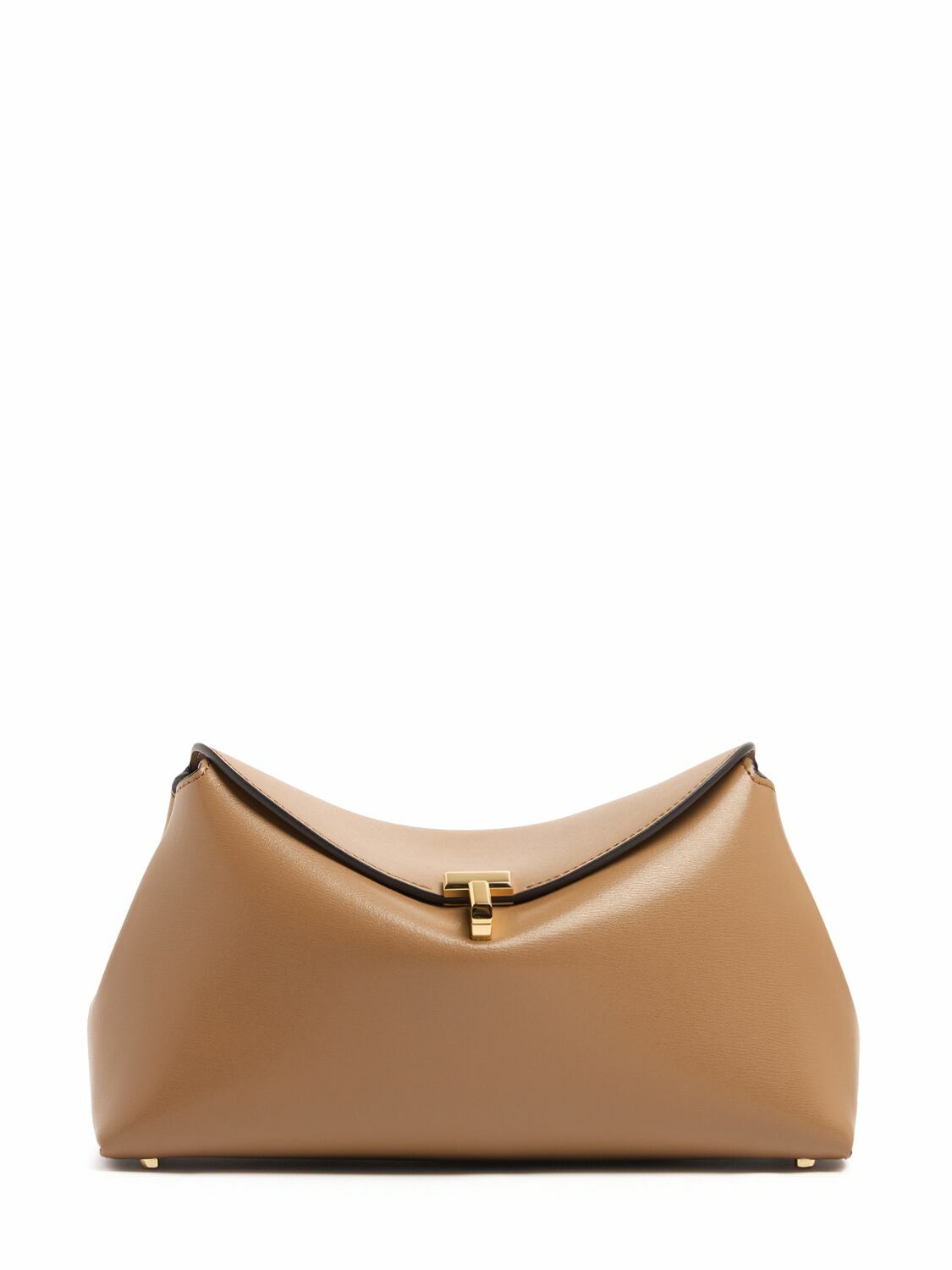 クラッチバッグ Toteme T-Lock palmellata leather clutch Toteme T-Lock Clutch in Palmellata | Neiman Marcus