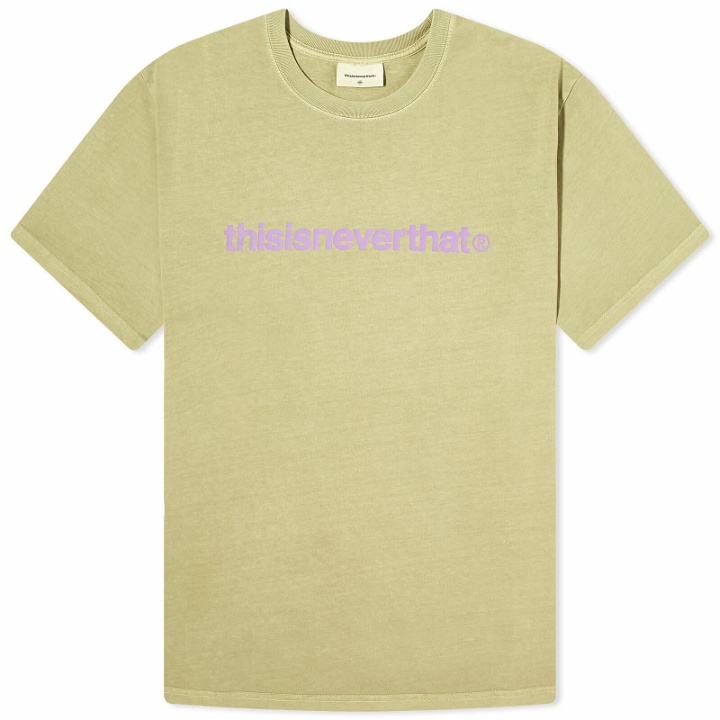 Photo: thisisneverthat Men's T-Logo T-Shirt in Moss