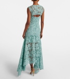 Costarellos Janica silk lace gown