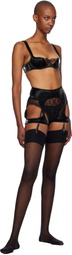 Agent Provocateur Black Rivere Garter Belt