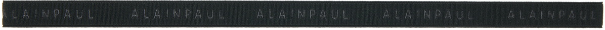ALAINPAUL Black Elasticated Belt