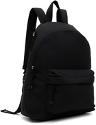 Valentino Garavani Black 'VLTN' Print Backpack