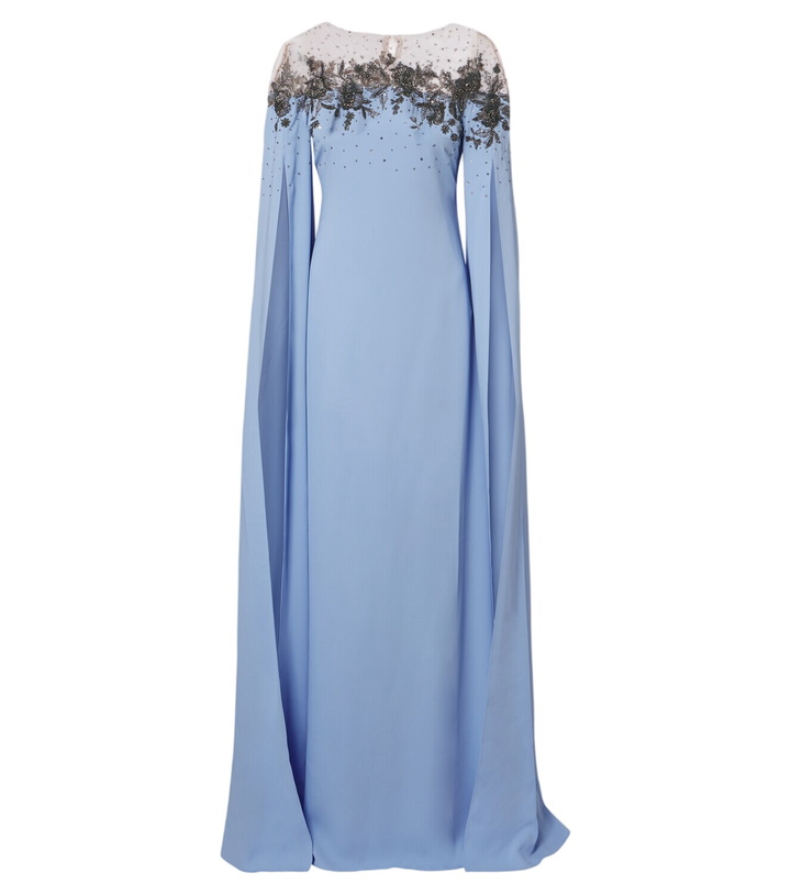 Photo: Carolina Herrera Embellished crêpe gown