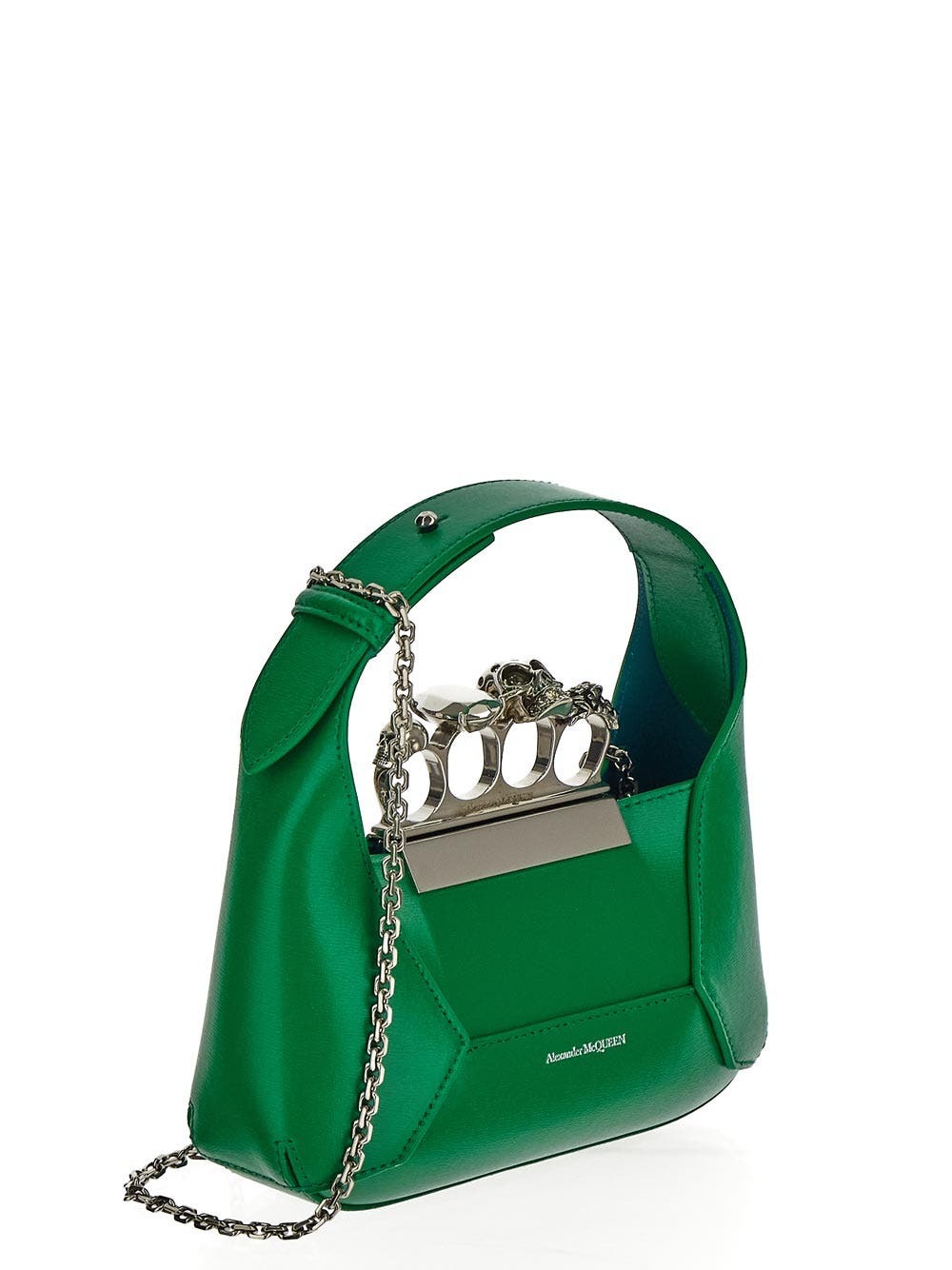 【送料&関税込】Alexander McQueen Jewelled Hobo Handbag Alexander McQueen - Jewelled Hobo Mini Bag in Black