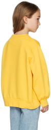 TINYCOTTONS Kids Yellow Tiny Wreath Sweatshirt