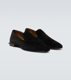 Christian Louboutin - Marquees spiked suede loafers