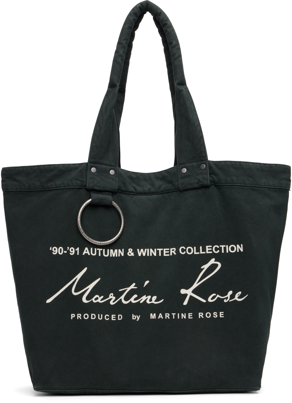 Martine Rose Green & Black Track Jacket Tote Martine Rose