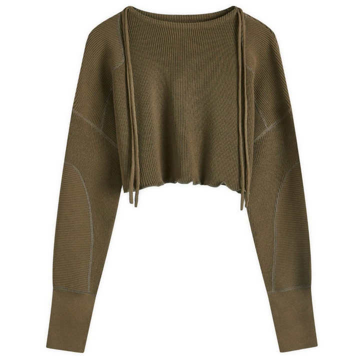 Photo: Beams Boy Women's Short Pullover in Olive 