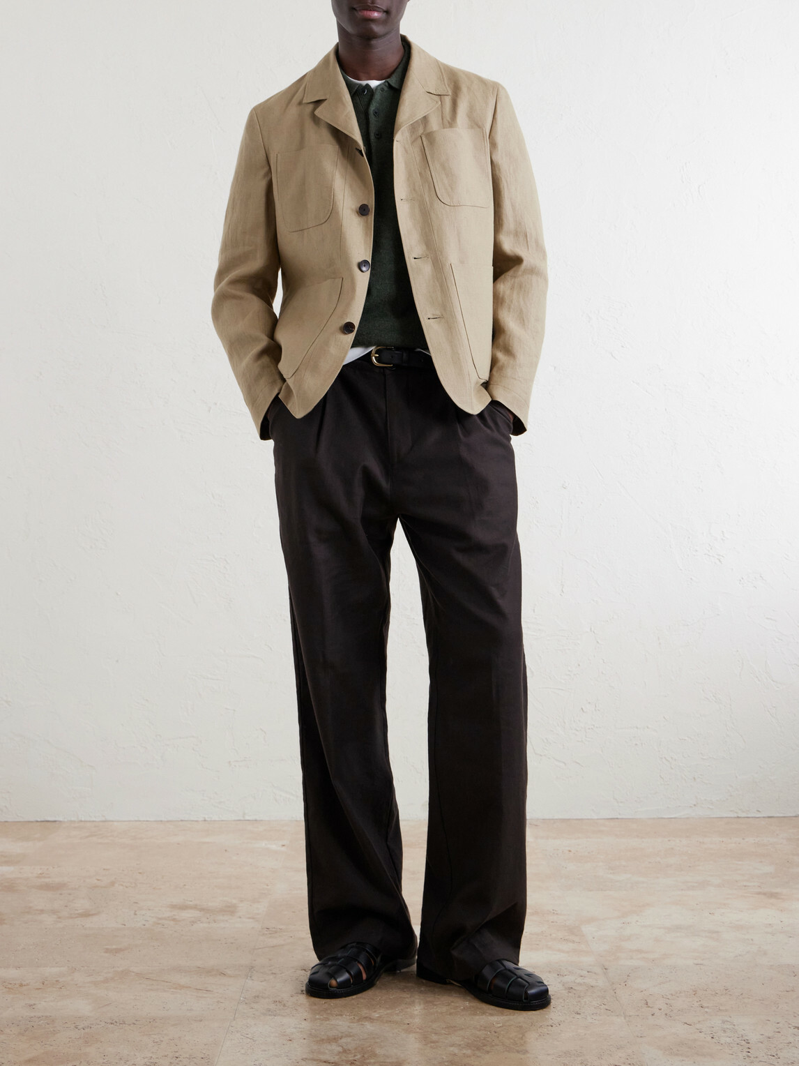 Mr P. - Linen Blazer - Neutrals
