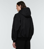 Bottega Veneta - Metal cotton hooded jacket