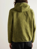 Nike - Therma-FIT ADV Fleece-Jacquard Hoodie - Green