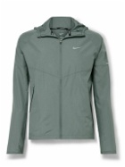 Nike Running - Miler Logo-Print Shell Hooded Jacket - Unknown