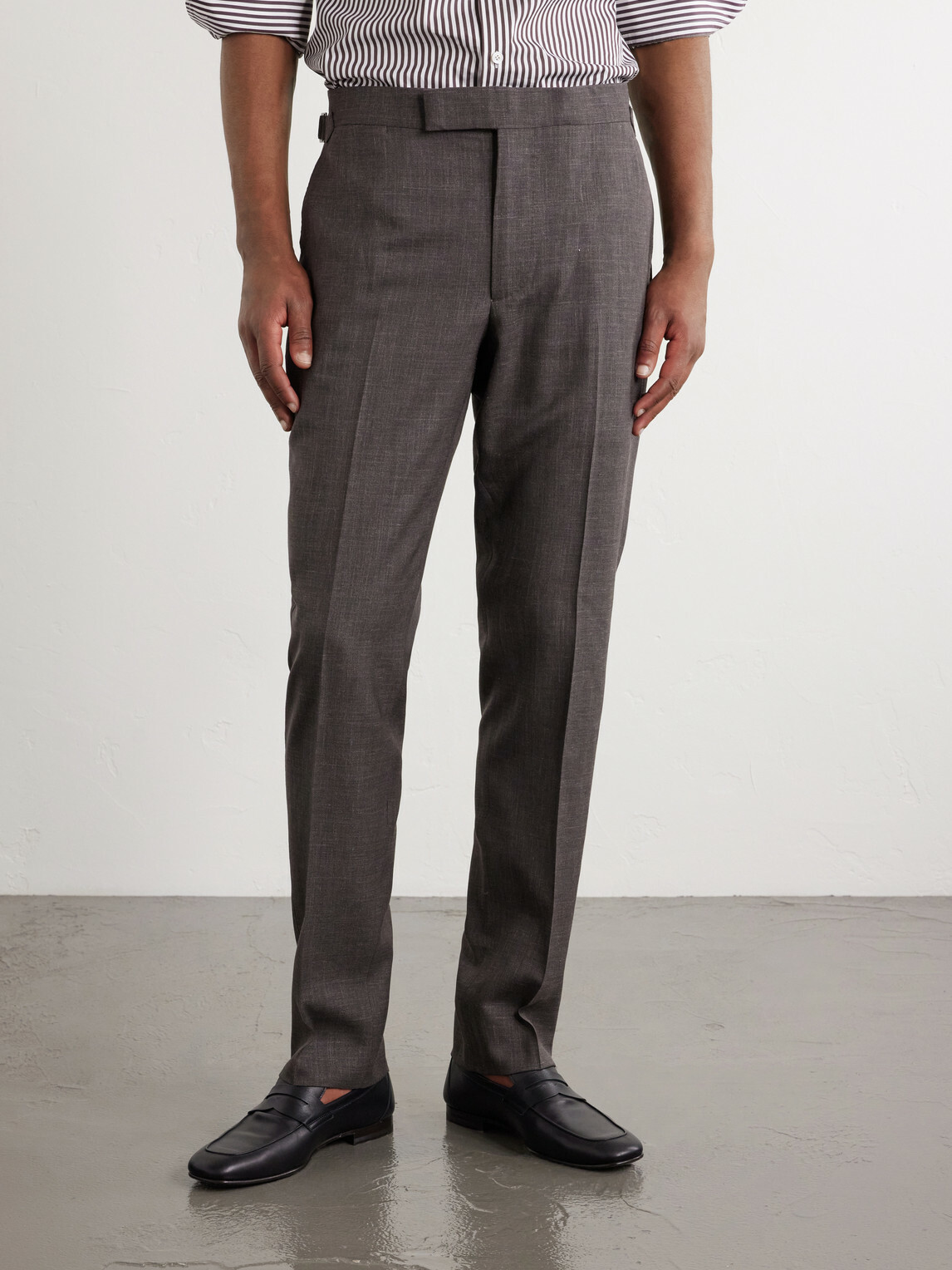 Thom Sweeney - Wool, Linen and Silk-Blend Suit - Brown
