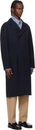 A.P.C. Navy Croisé Coat