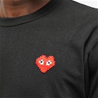 Comme des Garçons Play Men's Invader Heart T-Shirt in Black