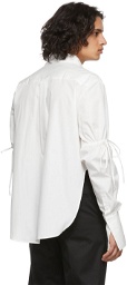 Carlota Barrera White Drawstring Shirt