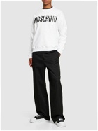 MOSCHINO - Logo Print Organic Cotton Sweatshirt