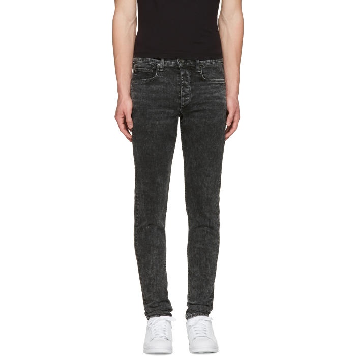 Photo: Rag and Bone Black Standard Issue Fit 1 Jeans
