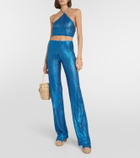 Missoni Mare Jacquard halterneck crop top