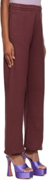 Off-White Burgundy Spray Lounge Pants